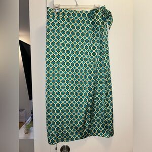 Joie silk wrap skirt